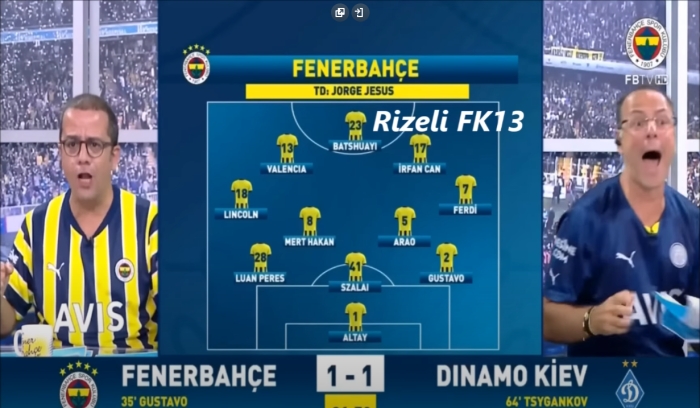 FENERBAHÇE 2-1 Dinamo Kiev - FB TV Gol Anları ve Önemli Anları