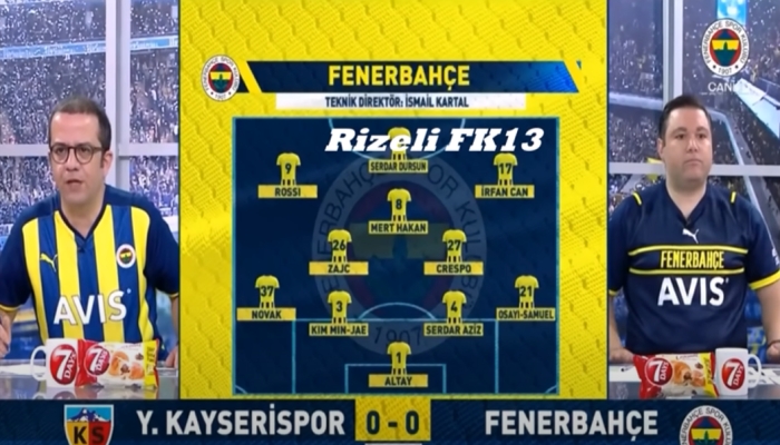 Kayserispor 0-4 Fenerbahçe - FB TV Gol anları