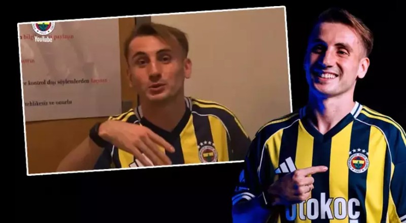 Fenerbahçe'nin yeni transferi Kerem Aktürkoğlu: FB TV izleyerek büyüdük