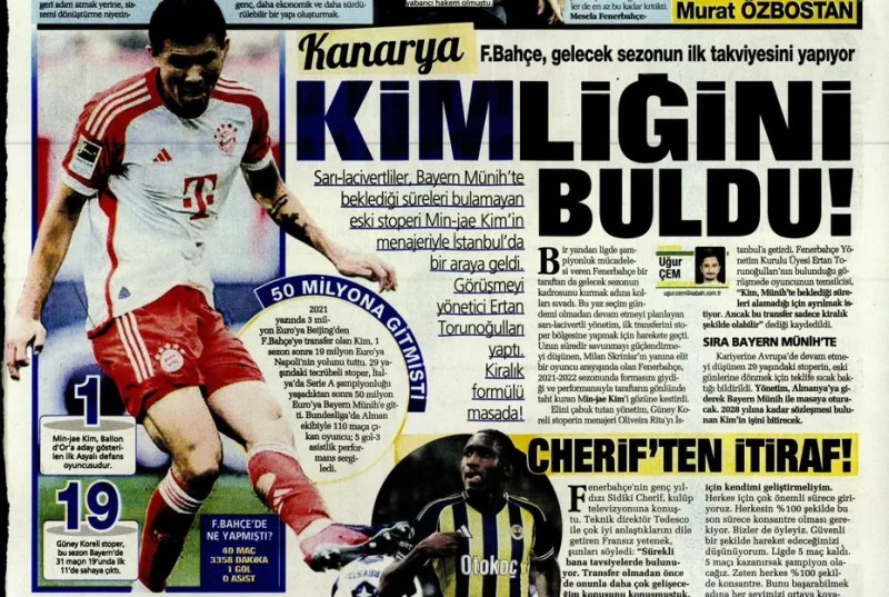 17 Nisan 2026 – Gazetelerde FENERBAHÇE