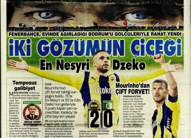 28 Ekim 2024 – Gazetelerde FENERBAHÇE